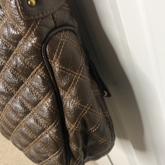 Marc Jacobs Vintage Quilted Brown Leather Large Bag - Picture 8 of 16
